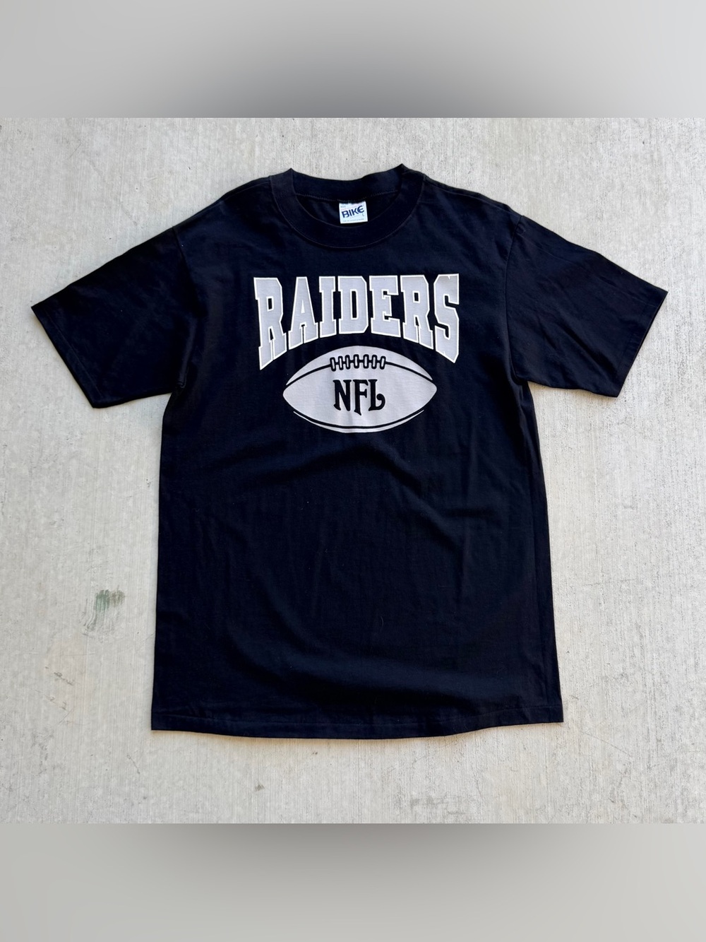 Vintage Raiders T Shirt 80s Bike Tag Single Stitch NFL Large USA